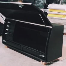 Caja de herramientas de la camioneta pickup impermeable de acero del OEM 4X4 con el cajón Caja de herramientas de la camioneta pickup de acero de la gaveta con los cajones de aluminio